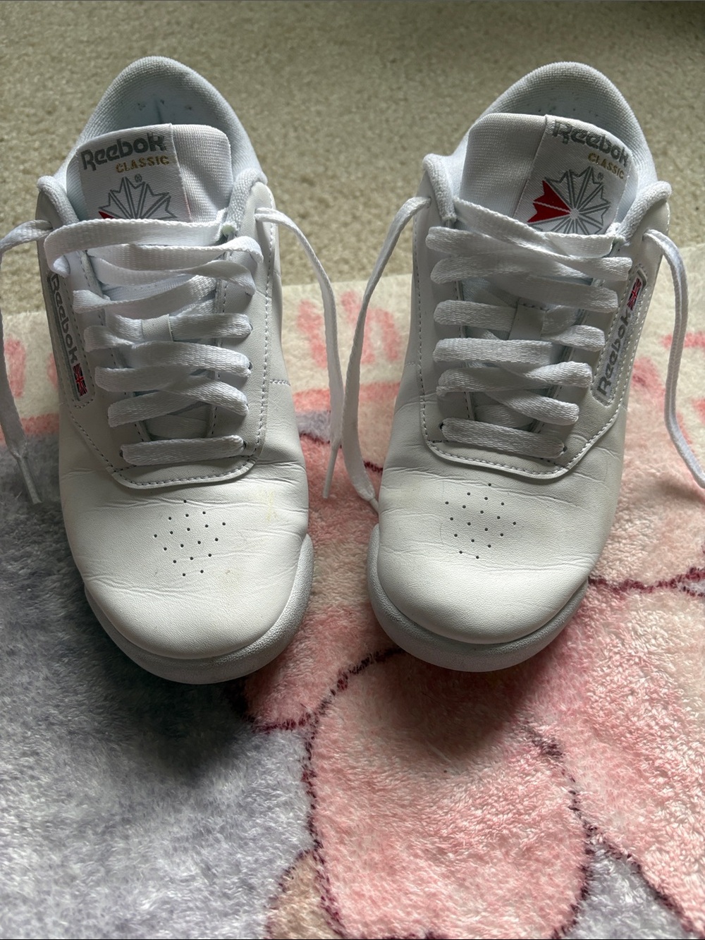 Reebok classic White Leather Sneakers